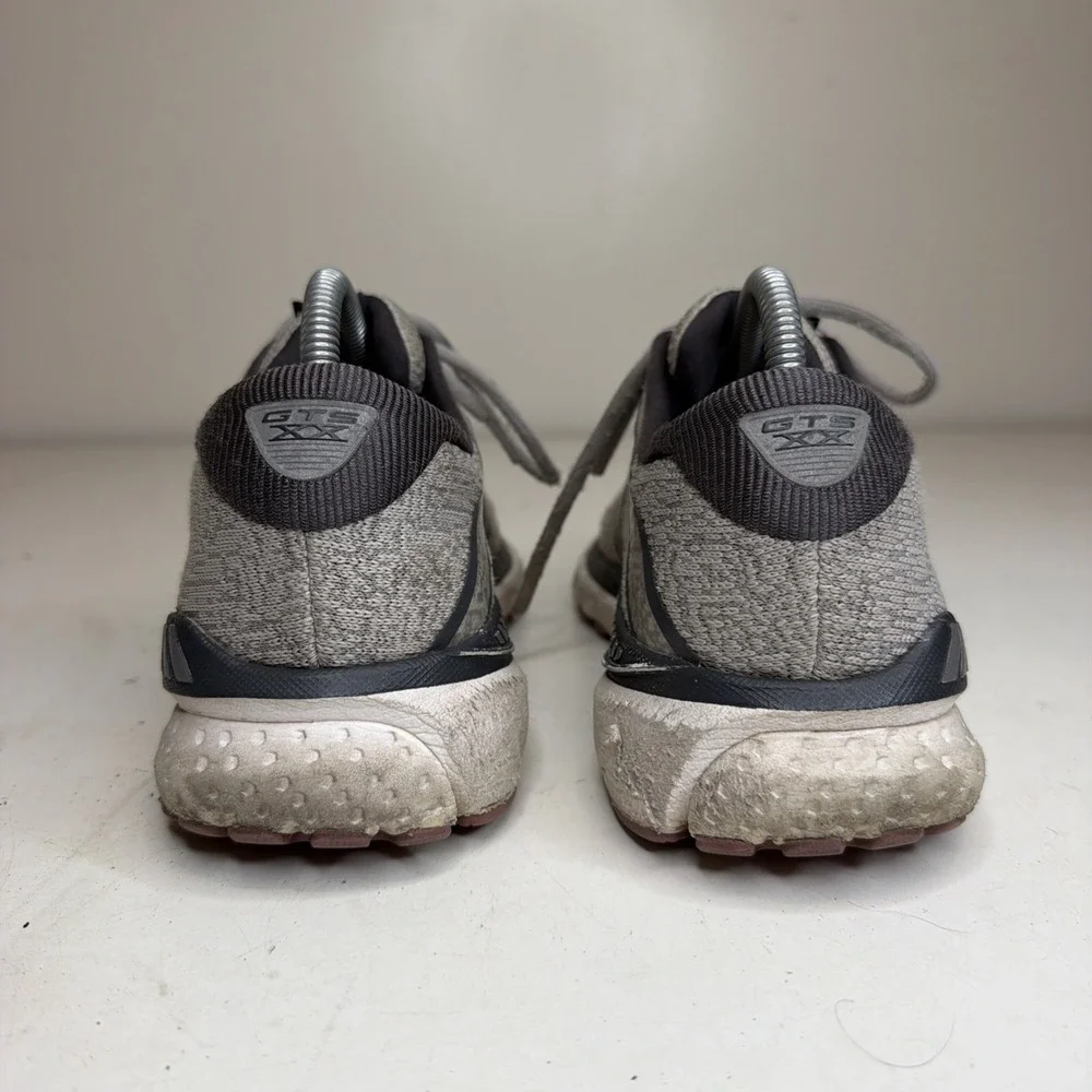 Brooks Adrenaline GTS 20 Gray Pink Running Shoes Women's Size 8.5 Medium